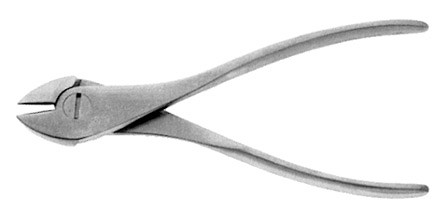 Front & Side Wire Cutter, Tungsten Carbide Jaws, Double Action, 1/16" (1.7 MM) Maximum Capacity, Length: 7.125" S1329-102