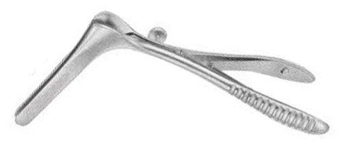 Cottle Septum Speculum, 6" (15.2 Cm), 50 MM Blades, Hinged Double Spring" Side Adjusting Screw S1679-0250