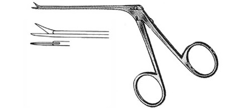 Bellucci Alligator Scissors, Straight, Blade Length: 7 MM, Length: 3" (Shaft) S1629-4212