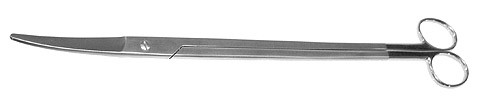 Z Style Scissors- Slightly Curved, Tungsten Carbide Inserts: 35Cm/14In S1329-8902