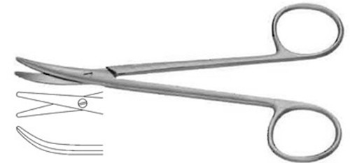 Fomon Lower Lateral Scissors, Full Curve, Length: 5 S1679-5212