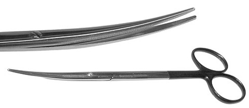 Metzenbaum Scissors, Tungsten Carbide, Delicate, Straight, Length: 5.75 S1329-721