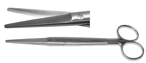 Mayo Scissors, Tungsten Carbide, Straight, Length: 9 S1329-870
