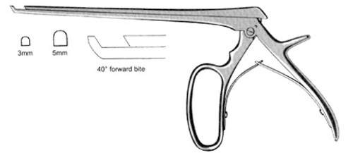 Ferris-Smith-Kerrison Ivd Rongeur 8" 3 MM 40 Degree Up S1579-1025