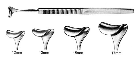 Desmarres Lid Retractor, Size 3, Width: 16, Length: 5.5 S1609-0513