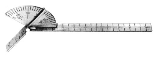 Polk Finger Goniometer, Graduated In MM & Inches, Length: 6 S1449-3830