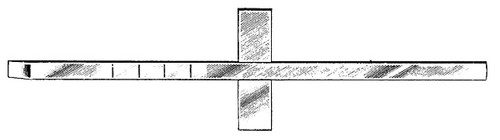 Cottle" T" Handle Osteotome, Very Delicate, 4 MM Wide, 7" S1679-3034