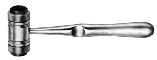 Mead Mallet, 8 Oz. Head, with Two Replaceable Nylon Caps, 1" Head Diam., Length: 7.5 S1279-0630