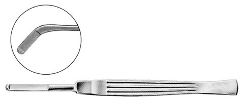 Joseph Button End Knife, Angled, Width: 9.0 X 3.0 MM Blade, Length: 6.5 S1679-1060