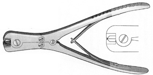 Flush Wire Cutter Tungsten Carbide Double Action 7" S1329-129