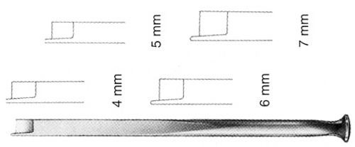 Fomon Chisel, Guarded Point, Width: 8, Length: 6 S1679-3658