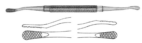 Bone File, Double End No. 12Ca Bell Pattern, 7" (17.8 Cm), Cross Serrations S1779-2010