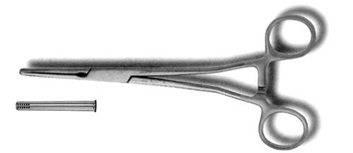 Mp Clamp Hysterectomy Forceps- Straight: 21.5Cm/8.5In S1529-9984