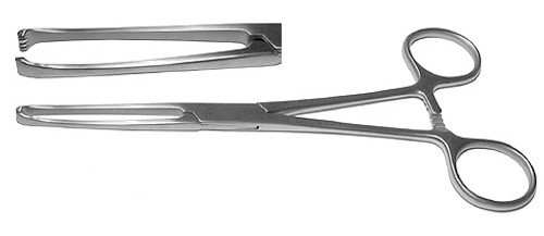 Allis Tissue Forceps Standard Pattern 5X6 Teeth 9" S1509-0223