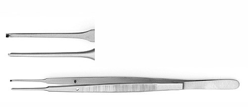 Gerald Tissue Forceps 1X2 7" S1559-9001