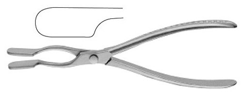 Cottle-Walsham Septum Straightening Forceps, Straight, 33.0 MM X 7.0 MM Jaw, Length: 9 S1679-6515