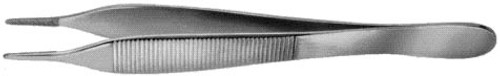 Adson Dressing Forceps, Tungsten Carbide, Serrated Platform, Length: 4.75 S1329-500