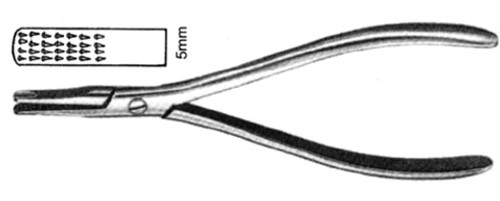 Platypus Nail Pulling Forceps, 5-1/2" (14 Cm), Standard Width Jaws, Stainless S1439-4815