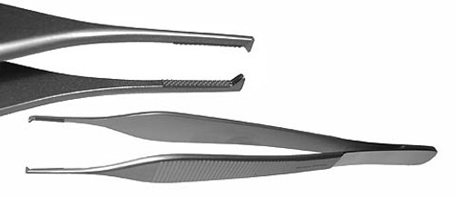 Adson Dressing Forceps, Tungsten Carbide, Delicate, Smooth Platform, Length: 4.75 S1329-505