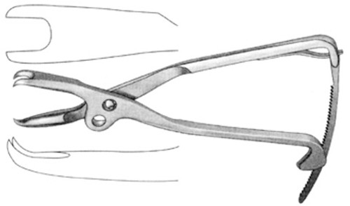 Bishop Bone Adjustable Jaw, 9" S1359-6472