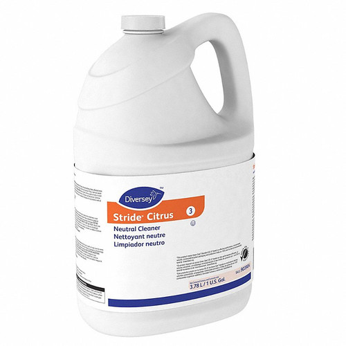 diversey neutral floor cleaner: jug, 1 gal container size, concentrated, liquid