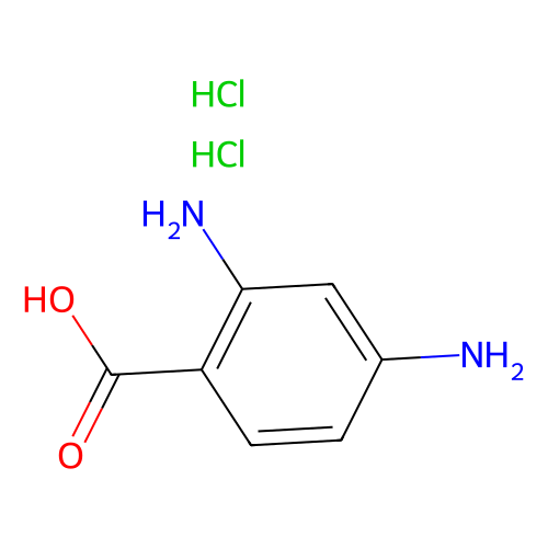 2,4-diaminobenzoic acid dihydrochloride