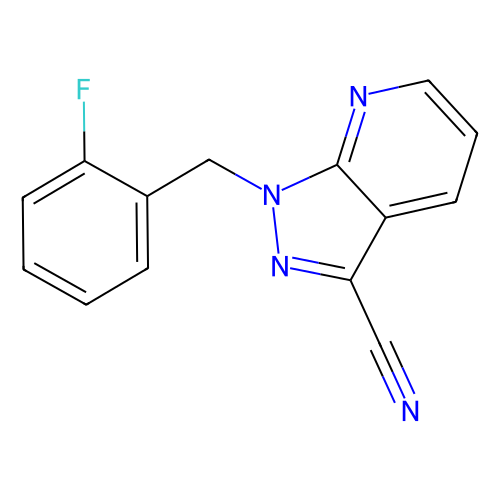 1-(2-fluorobenzyl)-1h-pyrazolo[3,4-b]pyridine-3-carbonitrile (c007b-571212)