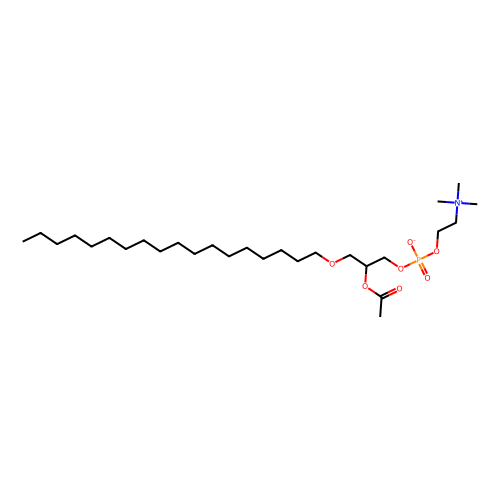 1-o-octadecyl-2-acetyl-sn-glycero-3-phosphocholine
