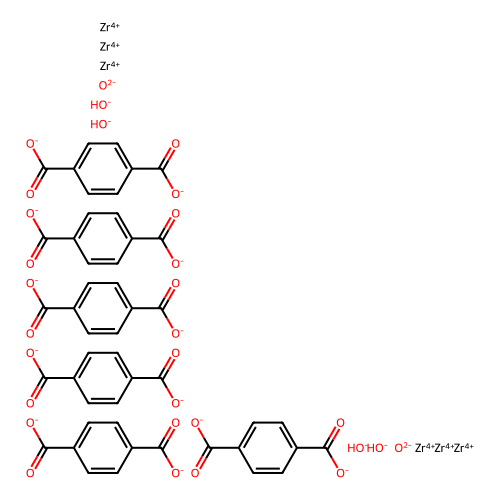 zirconium 1,4-dicarboxybenzene mof (uio-66)