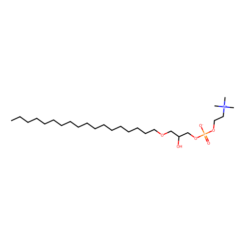 1-o-octadecyl-2-hydroxy-sn-glycero-3-phosphocholine (c007b-572372)