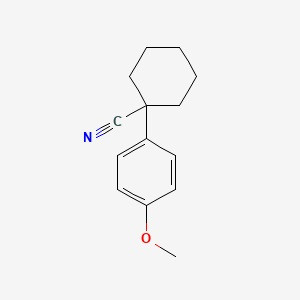 1-(4-methoxyphenyl)cyclohexanecarbonitrile