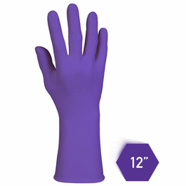 kimberly-clark purple nitrile-xtra powder-free exam gloves, purple, 12 in., m (c062b-000100)