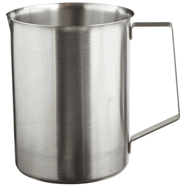 2000 ml stainless steel griffin style beaker with closed handle (c062b-001442)