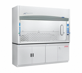 16 ft. protector xl benchtop hood, 43.7 in. exterior depth, with 2 service fixtures, 208-230v, 50/60hz