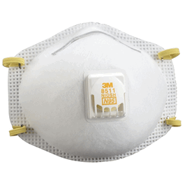 3m 8511 n95 particulate respirator with exhalation valve