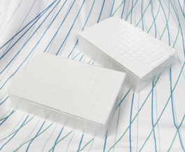 128 x 75 mm peelable foil (white laminate) film for pp plates