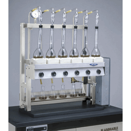 kjeldahl distillation apparatus, 6-places, 230v, 50/60hz, three phases
