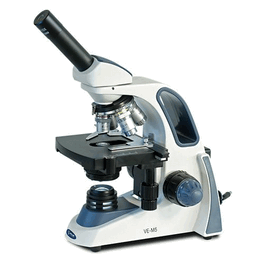 velab ve-m5 biological monocular microscope w/ quadruple nose piece