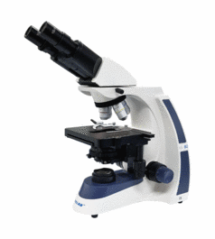 velab ve-b2 binocular microscope w/ led illumination and quadruple nose piece
