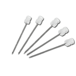 16 gauge, kel-f hub needle, 2 in, point style 2, 6/pk
