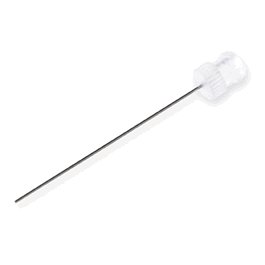 13 gauge, kel-f hub needle, 2 in, point style 3, 6/pk