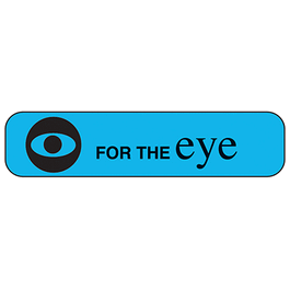 label- for the eye