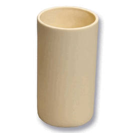 10 ml high alumina crucible, cylindrical form, 29 mm height, 28 mm top o.d.