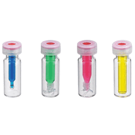 dwk life sciences (wheaton) glass insert with bottom spring, 0.25 ml