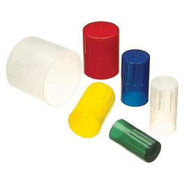 dwk life sciences (kimble) autoclavable polypropylene closures, 25 mm, green