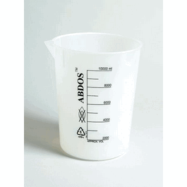 united scientific 2000 ml (2 l) polypropylene (pp) beaker with printed graduations