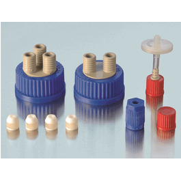 dwk life sciences (wheaton) (duran) gl45 screw cap, polypropylene, 3-ports gl14