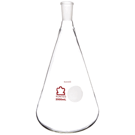 dwk life sciences (kimble) 1000 ml jointed narrow mouth erlenmeyer flask, 24/40