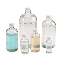 dwk life sciences (wheaton) 125 (4 oz) clear boston round with white pp poly-vinyl lined cap, 24/case