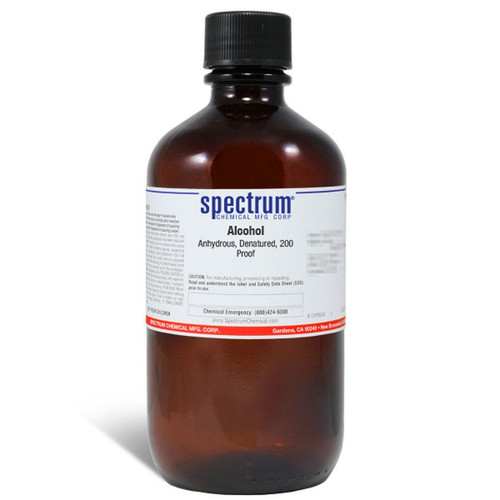 alcohol, anhydrous, denatured, 200 proof (c062b-049515)